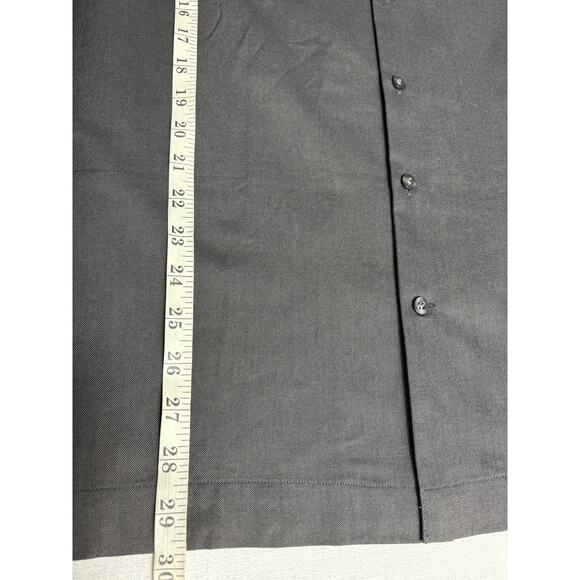 Fred Perry Brushed Oxford Shirt Men's XL Black Button Down Long Sleeeve NWT - Picture 5 of 6